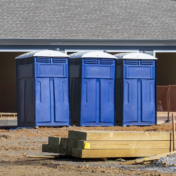 how often are the portable toilets cleaned and serviced during a rental period in Phoenix Lake CA